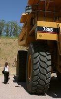 Riesiger LKW